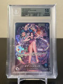 BGS 10 Pristine Boa Hancock Alt Art Foil OP07-038 Japanese - Image 1