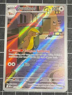 Gumshoos 153/132 Illustration Rare Pokemon Mega Evolution 2025 NM - Image 2