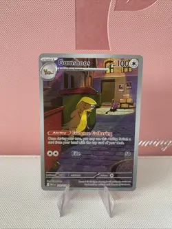 GUMSHOOS 153/132 Illustration Rare Mega Evolution Pokemon NM - Image 1