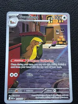 Pokemon Gumshoos Illustration Rare Mega Evolution 153/132 NM - Image 1
