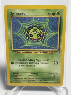 Pokemon Spinarak Neo Discovery 64/75 NM Non-Holo Common Card - Image 2