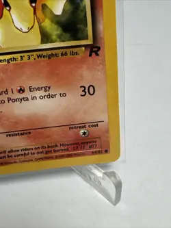 Pokemon Card TCG Team Rocket #64/82 Ponyta 1st Edition LP Vintage - Image 5