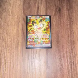 Pokemon Meowth Ex Full Art Holo EX Card 121/088 from perfect order - Image 1