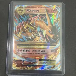 Pokemon Mega M Charizard EX 13/108 XY Evolutions Card Holographic Holo LP - Image 1