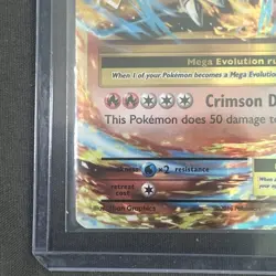 Pokemon Mega M Charizard EX 13/108 XY Evolutions Card Holographic Holo LP - Image 4