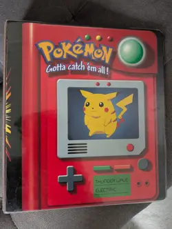 Pokemon trading card empty vintage folder - very rare - Image 1