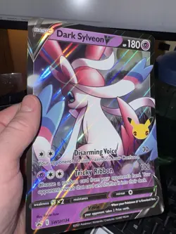Dark Sylveon v SWSH134 Jumbo Cards Holographic - Image 1