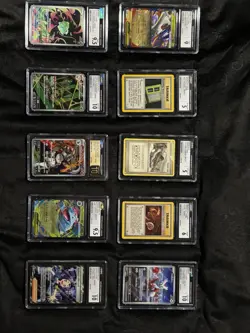 Pokemon Lot of 10 Graded Cards!!! All CGC Graded. 1999-2025 - Image 1