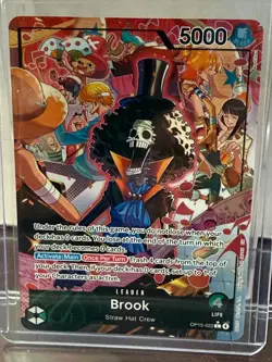 Brook (Alternate Art) OP15-022 Adventure on Kami's Island Foil Card - Image 1