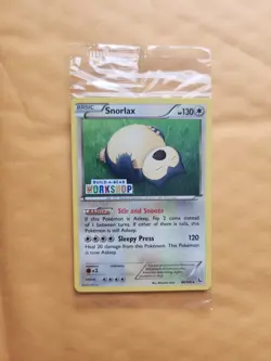 Pokemon Snorlax Build-A-Bear Workshop Promo Card 80/106 Exclusive TCG - Image 3