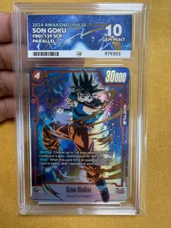 Son Goku Alt Art FB01-139 SCR Dragon Ball Fusion World Card English - Image 1