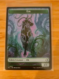 MTG Elk Mutavault Token 0011 /0011 Lorwyn Eclipsed M/NM Free UK P&P - Image 1