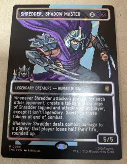 Shredder, Shadow Master - (Surge Foil) Teenage Mutant Ninja Turtles - Mtg - Image 1