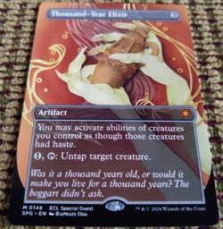 MTG Thousand-Year Elixir Borderless – NM Lorwyn Eclipsed Special Guest SPG #0148 - Image 3