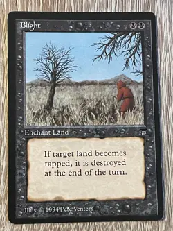 MTG - Blight - Legends - NM English Magic 1994 - Image 1