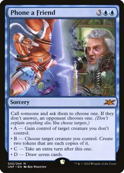 MTG Phone a Friend ** Unfinity ** English (NM) - Image 1