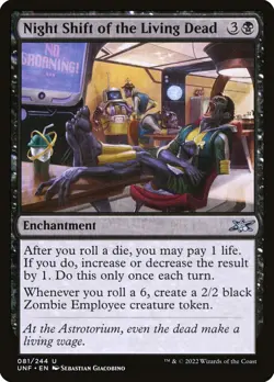 MTG Night Shift of the Living Dead ** Unfinity ** English (NM) - Image 1