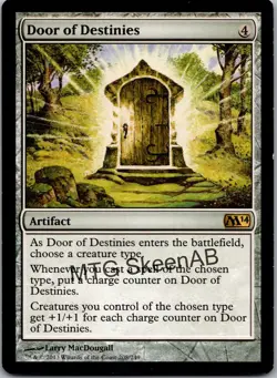 MTG SkeenAB Door of Destinies from M14. LP. - Image 1
