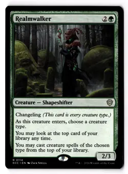 Realmwalker 114 Commander: Lorwyn Eclipsed Normal NM - Image 1