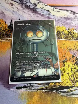Mint/Near-Mint, English - 1 x MTG Metallic Mimic - Borderless Teenage Mutant Nin - Image 3