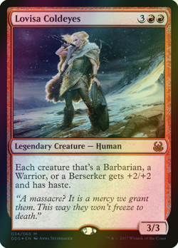MTG Lovisa Coldeyes Foil ** Duel Decks: Mind vs. Might ** English (NM) - Image 1