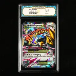 TQG 8.5 NM-MT+ 2014 Pokemon ENG M Metagross ex XY35 Promo - Image 2