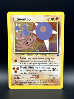 Hitmontop 3/75 Neo Discovery Holo - TCG Pokemon - LP - Image 1
