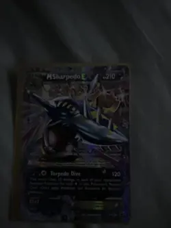 M Sharpedo ex XY200 - Pokemon XY Black Star Promos - Holo Promo (NM) - Image 3