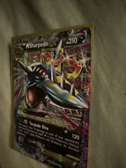 M Sharpedo ex XY200 - Pokemon XY Black Star Promos - Holo Promo (NM) - Image 4