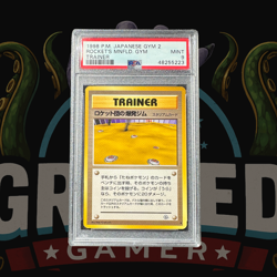 1998 Pokemon Japanese Gym 2 Rocket's Minefield Gym Trainer PSA 9 - Image 1