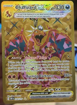 Charizard 228/102 Obsidian Flames Gold Pokemon TCG - Image 1