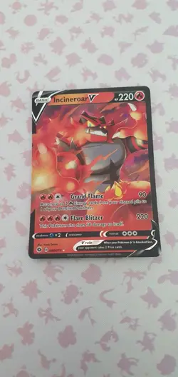 Pokemon Tcg Incineroar V Champions Path 008/073 NM Condition - Image 1