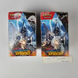 2x Pokemon TCG Surging Sparks Half Booster Boxes 36 Packs Factory Sealed L1 - Image 2