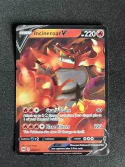 Incineroar V 008/073 Holo Champions Path Pokemon TCG - NM - Image 1