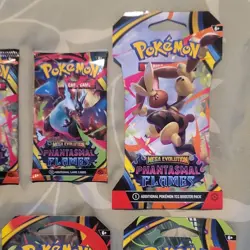 Pokemon Phantasmal Flames Booster Pack Lot (Full Art Set/x6) - Image 3