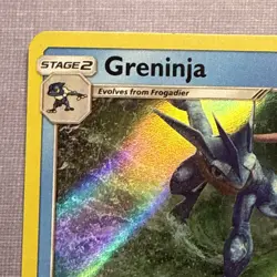 LP Greninja 9/18 Holo Rare Ultra Detective Pikachu Pokemon 2019 - Image 2