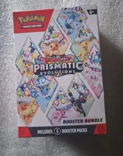 Pokemon TCG: S&V Prismatic Evolutions Booster Bundle (6pks) Factory Sealed - Image 1