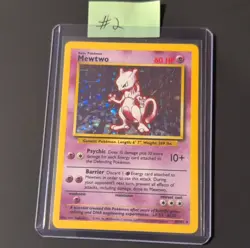 Pokemon TCG Mewtwo Base Set 10/102 Holo Rare 1999 Wizards Basic 60HP - Image 3