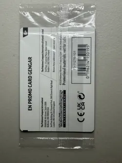 Pokemon TCG Gengar GameStop Stamp + 2001 Entei #34 Reverse Holo Promos - SEALED - Image 3