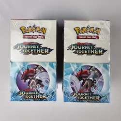 2x Pokemon TCG Journey Together Half Booster Boxes 36 Packs Factory Sealed - Image 1