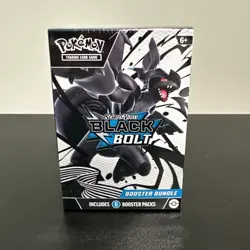Pokemon TCG: Scarlet & Violet-Black Bolt Booster Bundle 6 Packs Sealed - Image 1