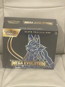 Pokemon TCG Mega Evolution Set Lucario Elite Trainer BOX/ NEW SEALED ETB - Image 1