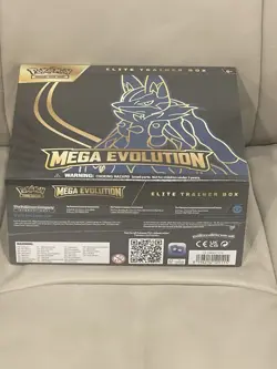 Pokemon TCG Mega Evolution Set Lucario Elite Trainer BOX/ NEW SEALED ETB - Image 2