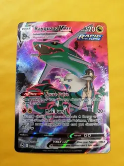 Pokemon Rayquaza VMAX TG20/TG30 Silver Tempest Holo Ultra Rare - Image 1