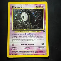 Pokemon Vintage Holo Rare Unown A Neo Discovery 14/75 - Image 1