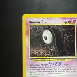 Pokemon Vintage Holo Rare Unown A Neo Discovery 14/75 - Image 2