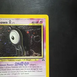 Pokemon Vintage Holo Rare Unown A Neo Discovery 14/75 - Image 3