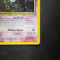Pokemon Vintage Holo Rare Unown A Neo Discovery 14/75 - Image 4