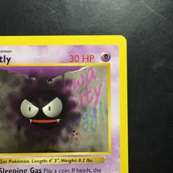 Pokemon Vintage 1st Edition Gastly 050/102 Base Set (Shadowless) Wotc 1999 - Image 3