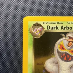 Pokemon Vintage Holo Dark Arbok 2/82 Team Rocket WotC 2000 Swirl - Image 2